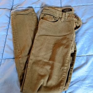 Olive J Crew toothpick skinny jeans